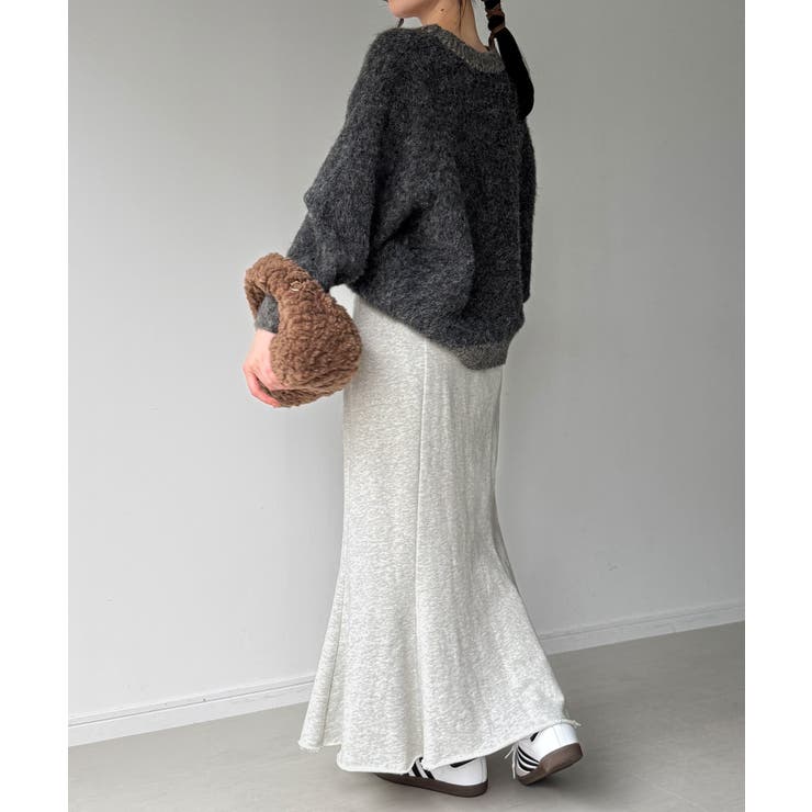 スウェットマーメイドスカート | JUNOAH | 詳細画像5 