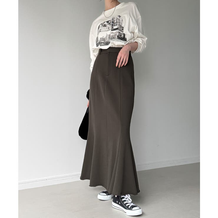 スウェットマーメイドスカート | JUNOAH | 詳細画像8 