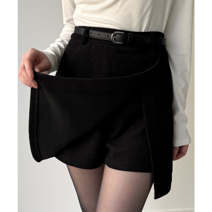 裏起毛コーデュロイミニスカート | JUNOAH | 詳細画像5 