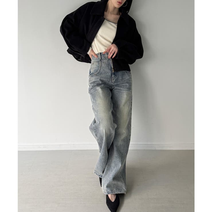 ステンカラーショートコート | JUNOAH | 詳細画像10 