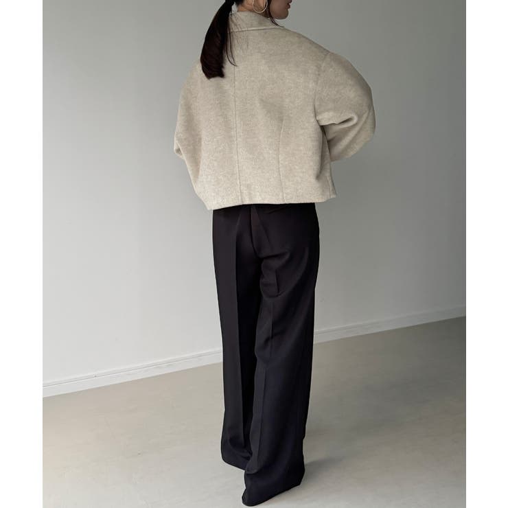 ステンカラーショートコート | JUNOAH | 詳細画像6 