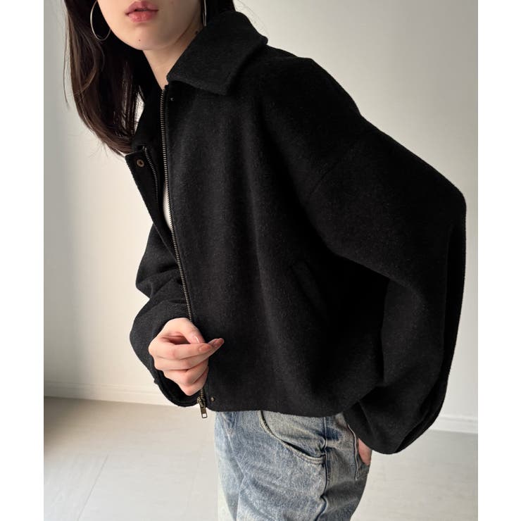 ステンカラーショートコート | JUNOAH | 詳細画像8 