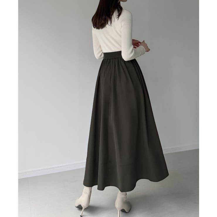 ポロリブニットドッキングワンピース | JUNOAH | 詳細画像11 