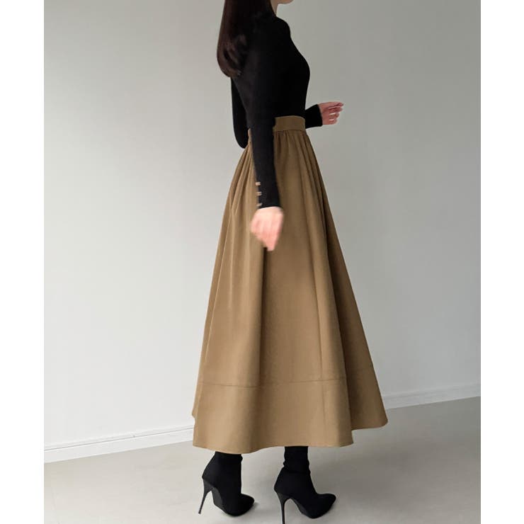 ポロリブニットドッキングワンピース | JUNOAH | 詳細画像3 