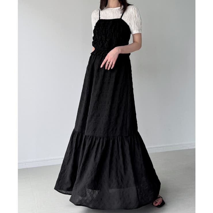 シャーリングベアキャミワンピース | JUNOAH | 詳細画像11 