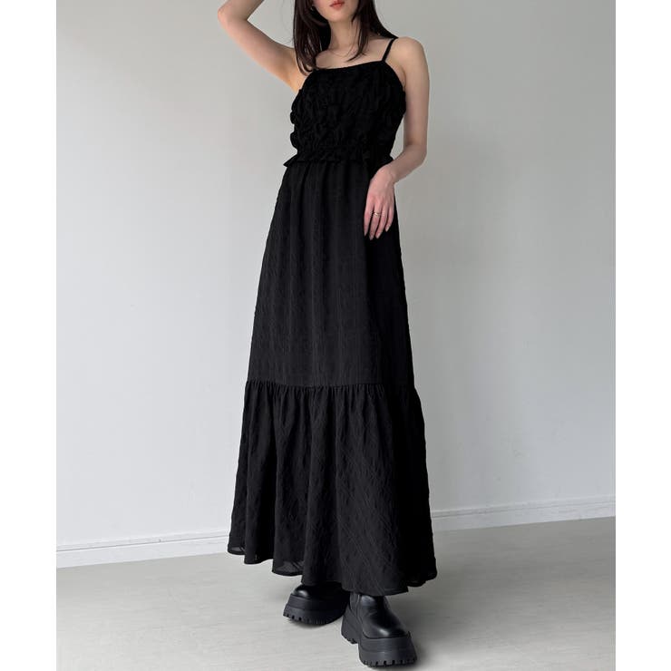 シャーリングベアキャミワンピース | JUNOAH | 詳細画像14 