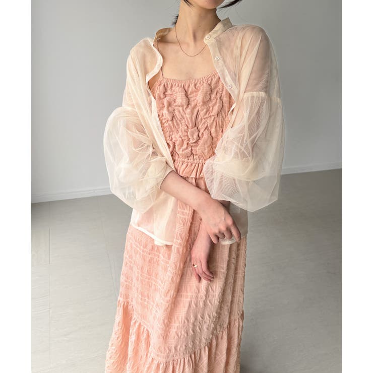 シャーリングベアキャミワンピース | JUNOAH | 詳細画像9 