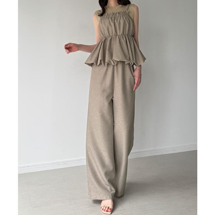 バルーンビスチェセットアップ 3点セット | junoah | 詳細画像12 