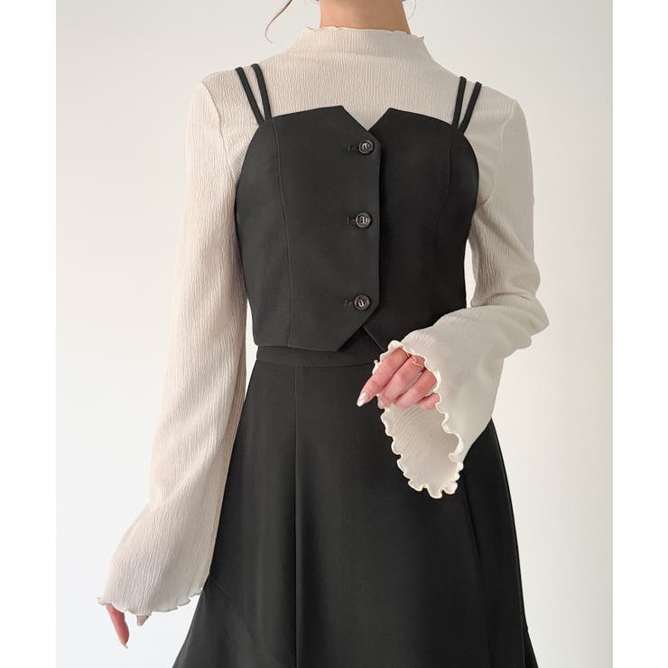 人気ブランドバ40代 ショートビスチェ+アシメマーメイドスカート set[品番 服＆ファッション小物