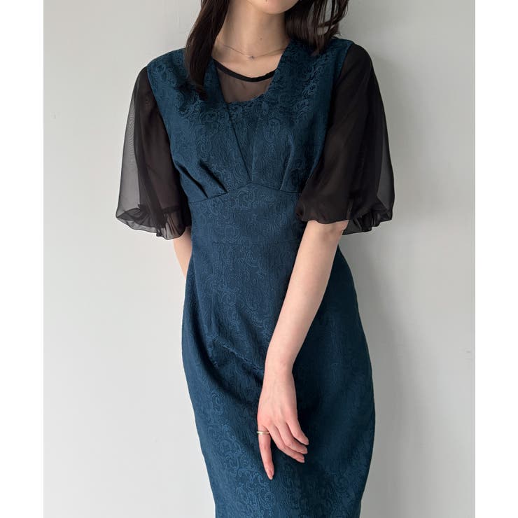 ジャガードバックレースアップジャンスカ | JUNOAH | 詳細画像10 