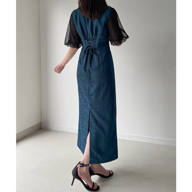 ジャガードバックレースアップジャンスカ | JUNOAH | 詳細画像13 