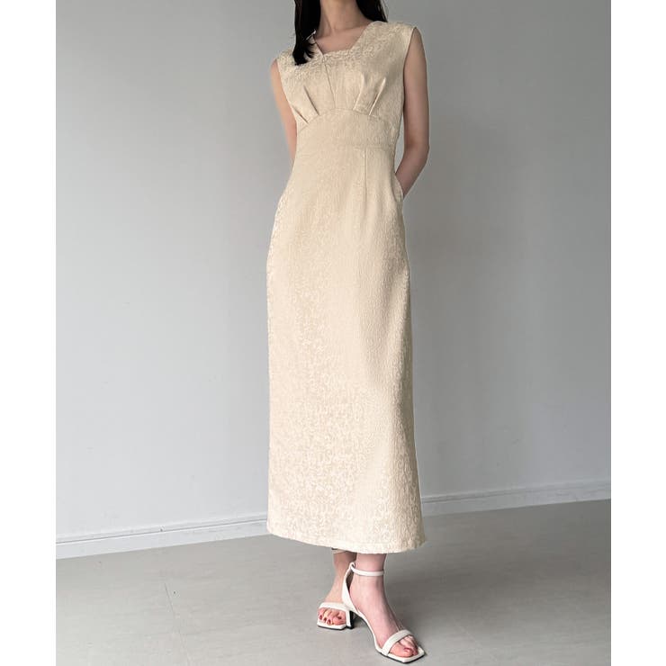 ジャガードバックレースアップジャンスカ | JUNOAH | 詳細画像5 