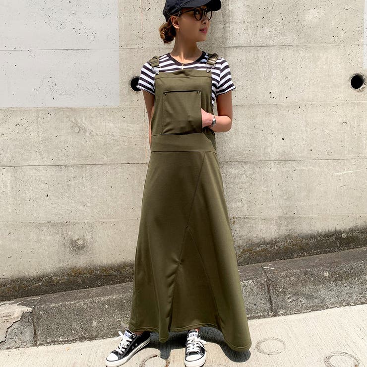 お値下げしました‼️美品 ☆ エストネーション オーバーオールスカート ESTNATION（エストネーション）の「ESTNATION / オーバーオール