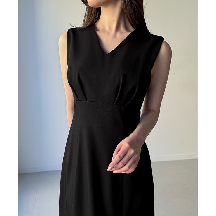 （裏地無し）マーメイドワンピースレーストップスセット | JUNOAH | 詳細画像4 