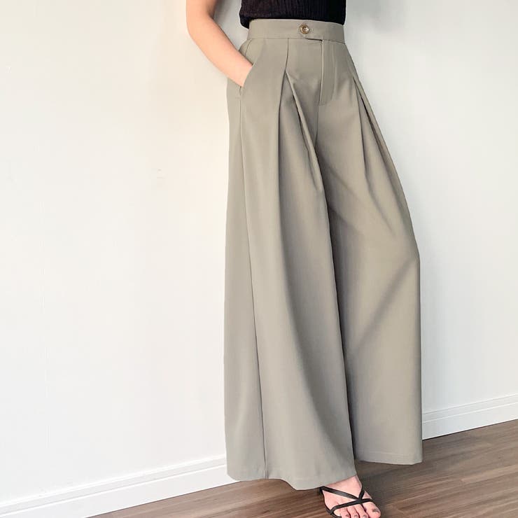 タックガウチョパンツ 品番 Amtw Junoah ジュノア のレディースファッション通販 Shoplist ショップリスト