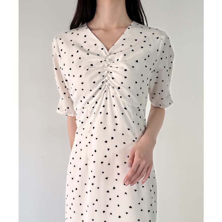 クリーム色レースタイトワンピース（新品） タイトワンピース 全2色 レースワンピ[品番：JSFW0010451]｜JS