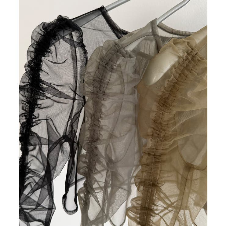 callautia フリルドロストボレロ+フレアキャミワンピース | JUNOAH | 詳細画像24 