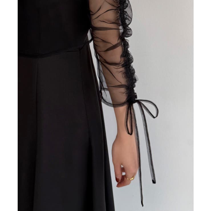 callautia フリルドロストボレロ+フレアキャミワンピース | JUNOAH | 詳細画像6 