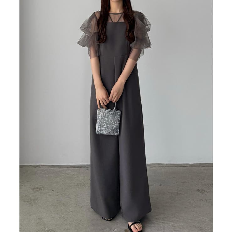 callautia シアートップス+サロペットset[品番：AMTW0012327