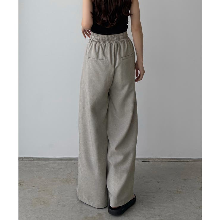 callautia リネンライクワイドパンツ | JUNOAH | 詳細画像10 