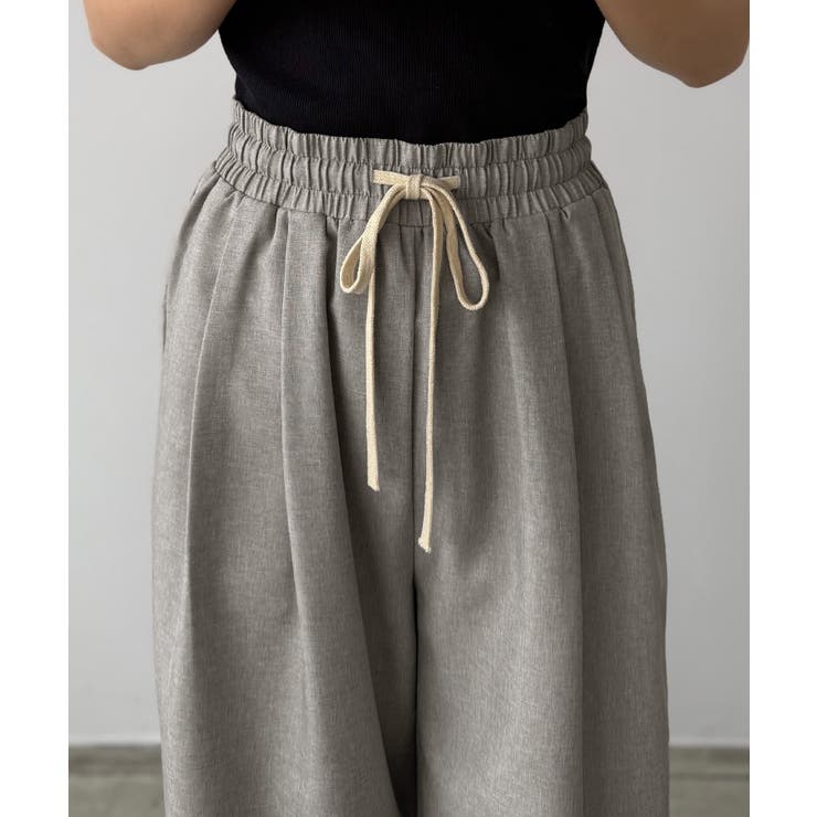 callautia リネンライクワイドパンツ | JUNOAH | 詳細画像12 