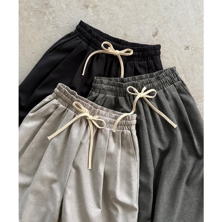 callautia リネンライクワイドパンツ | JUNOAH | 詳細画像13 