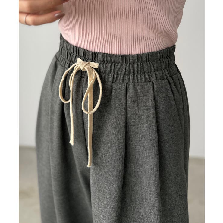 callautia リネンライクワイドパンツ | JUNOAH | 詳細画像8 