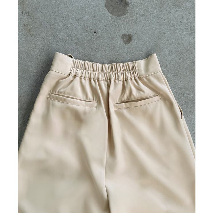 callautia 薄手ラップリボンスラックスパンツ（裏地無し） | JUNOAH | 詳細画像14 