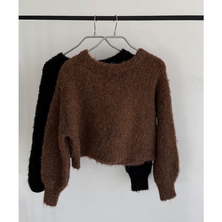 callautia 前後２wayリボンシャギーニット | JUNOAH | 詳細画像31 