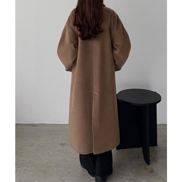 callautia ボリュームスリーブステンカラーロングコート | JUNOAH | 詳細画像10 