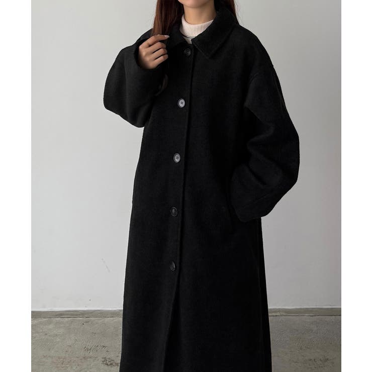 callautia ボリュームスリーブステンカラーロングコート | JUNOAH | 詳細画像13 