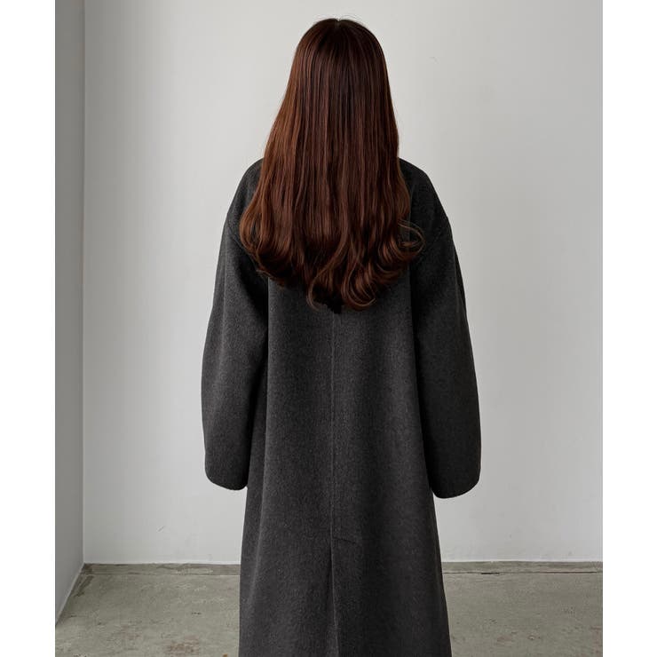 callautia ボリュームスリーブステンカラーロングコート | JUNOAH | 詳細画像5 