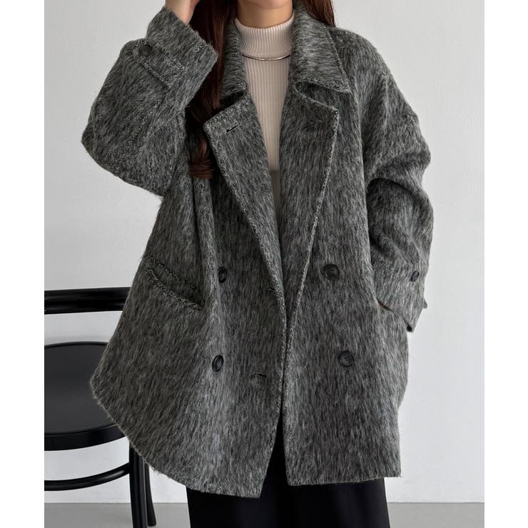 callautia シャギーミドルコート | JUNOAH | 詳細画像13 