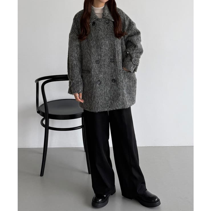 callautia シャギーミドルコート | JUNOAH | 詳細画像14 