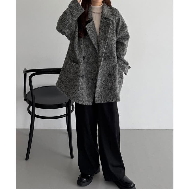 callautia シャギーミドルコート | JUNOAH | 詳細画像15 