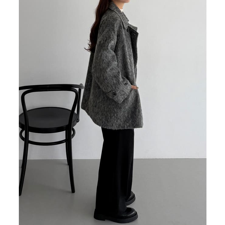 callautia シャギーミドルコート | JUNOAH | 詳細画像16 