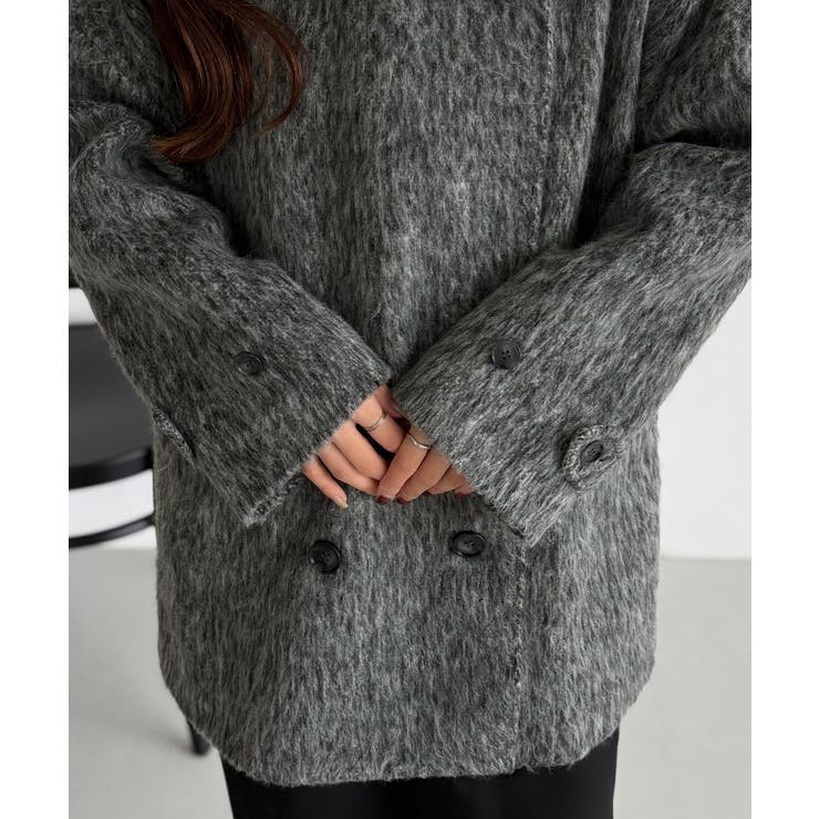 callautia シャギーミドルコート | JUNOAH | 詳細画像17 