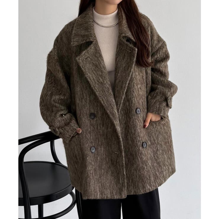 callautia シャギーミドルコート | JUNOAH | 詳細画像3 