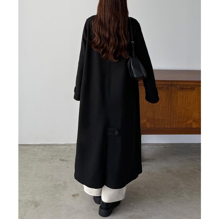 callautia ダブルボタンロングチェスターコート[品番