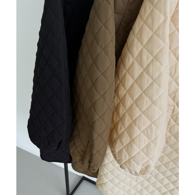 callautia 金ボタンノーカラーキルティングコート | JUNOAH | 詳細画像18 