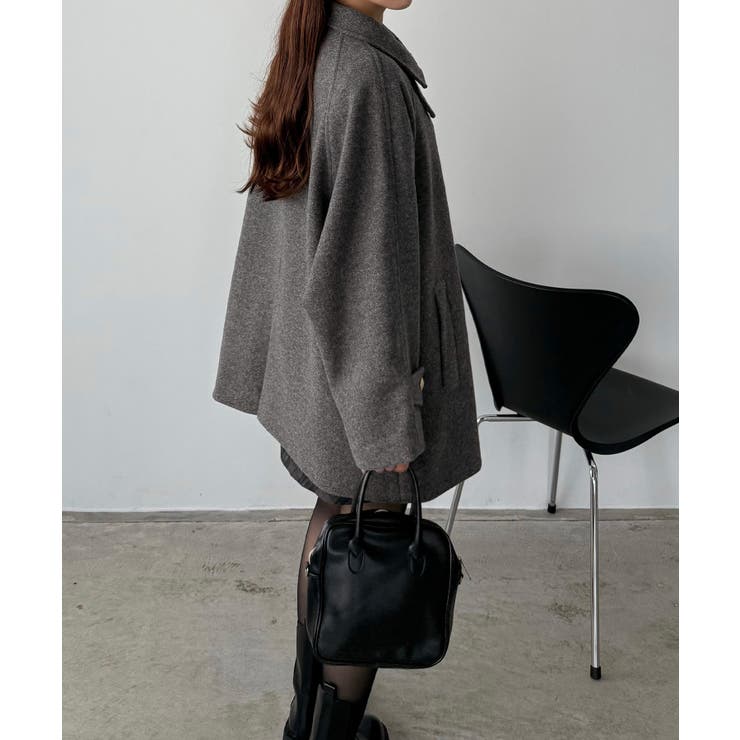 callautia ゴールドボタンミドルコート | JUNOAH | 詳細画像13 