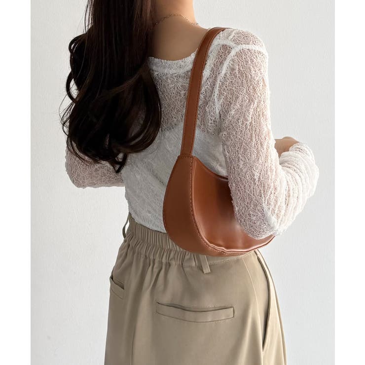 callautia 袖ギャザードレープレーストップス | JUNOAH | 詳細画像15 