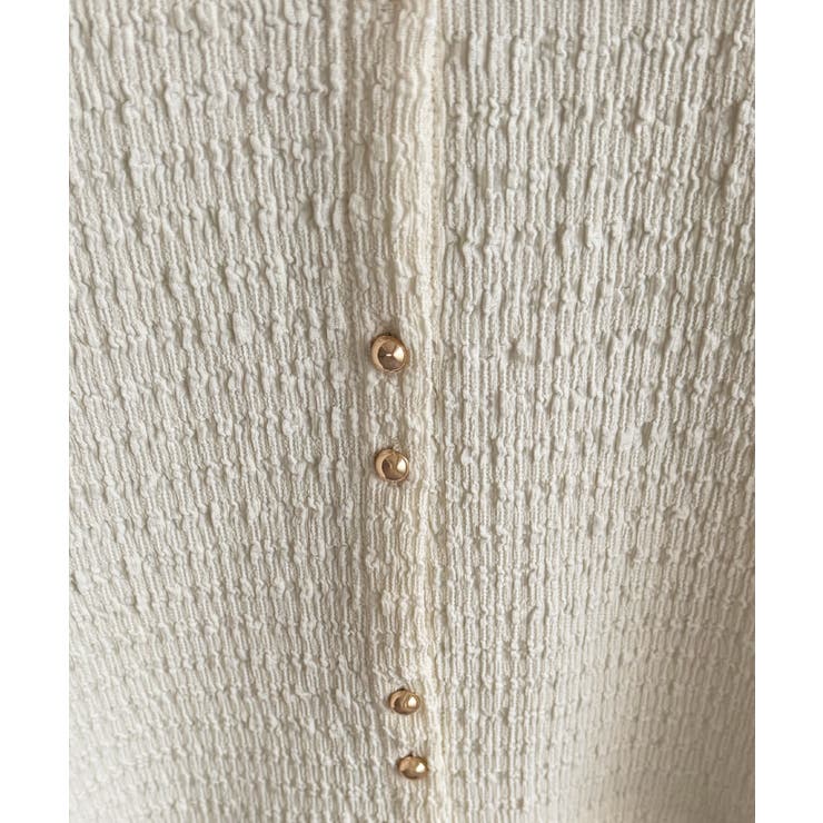 callautia カットジャガードポロトップス | JUNOAH | 詳細画像16 