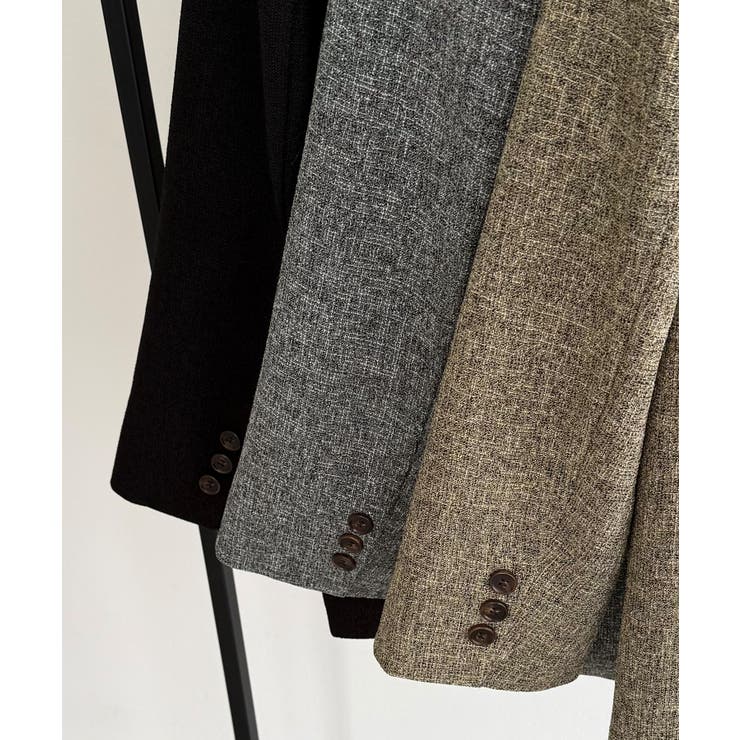 callautia 薄手ツイードテーラードシャツジャケット | JUNOAH | 詳細画像17 