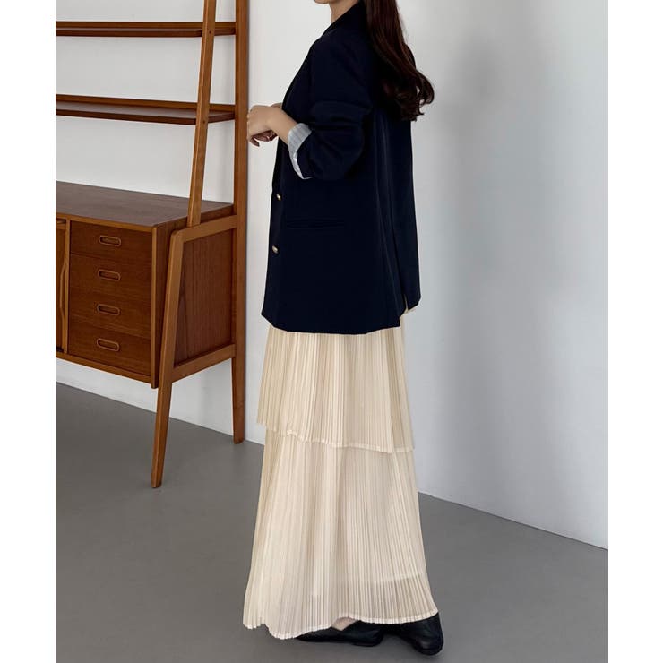 callautia プリーツティアードスカート | JUNOAH | 詳細画像11 