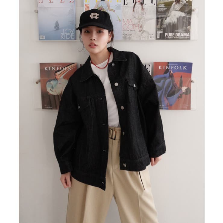 callautia オーバーサイズデニムジャケット | JUNOAH | 詳細画像14 