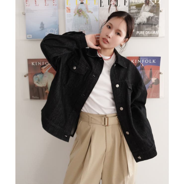 callautia オーバーサイズデニムジャケット | JUNOAH | 詳細画像16 