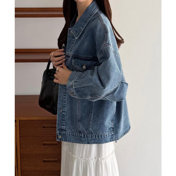 callautia オーバーサイズデニムジャケット | JUNOAH | 詳細画像19 