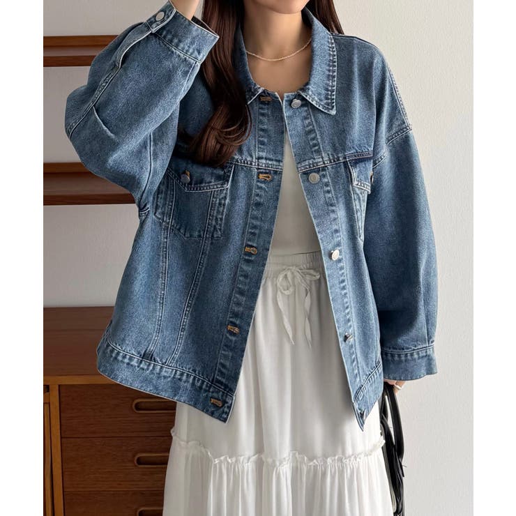 callautia オーバーサイズデニムジャケット | JUNOAH | 詳細画像20 