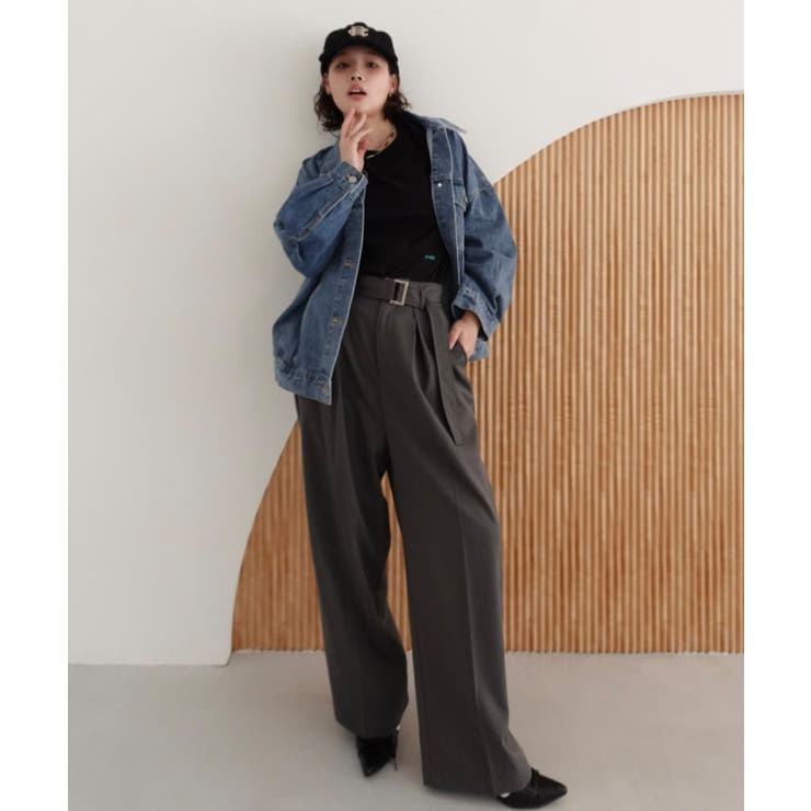 callautia オーバーサイズデニムジャケット | JUNOAH | 詳細画像4 